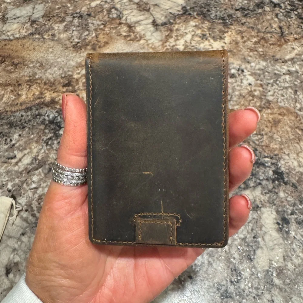 Andar Apollo Brown Leather Wallet - Picture 3 of 4